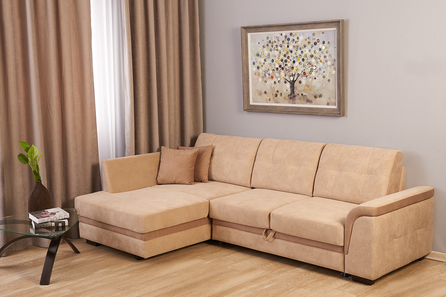 модели угловых диванов для зала